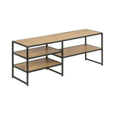 Comoda TV maro din MDF si metal 120 cm Seaford Actona